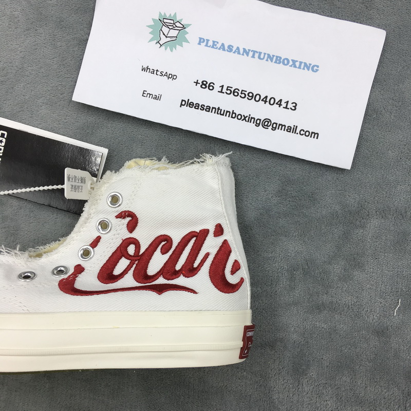 Authentic  KITH x Coca-Cola x CONVERSE Chuck Taylor 1970s